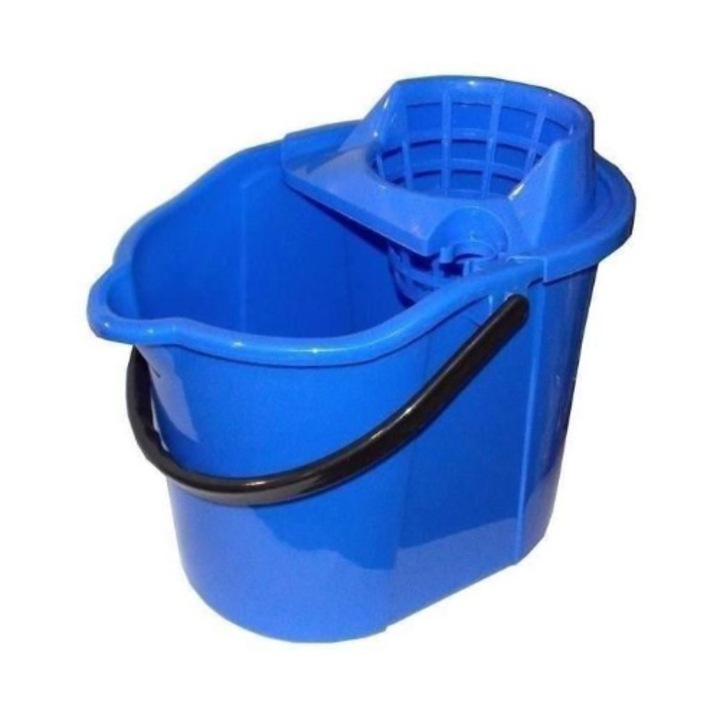 Galeata cu storcator 15 litri, Sterk, albastra
