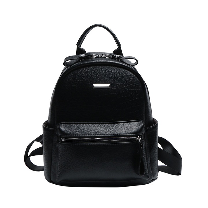 Rucsac dama Peru, 5413, Negru, 30x15x27 cm