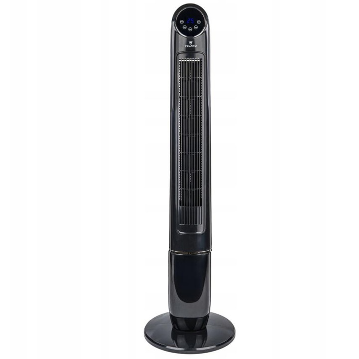Вентилатор тип кула, елегантен дизайн, таймер, 3 скорости, 60 W, Velano
