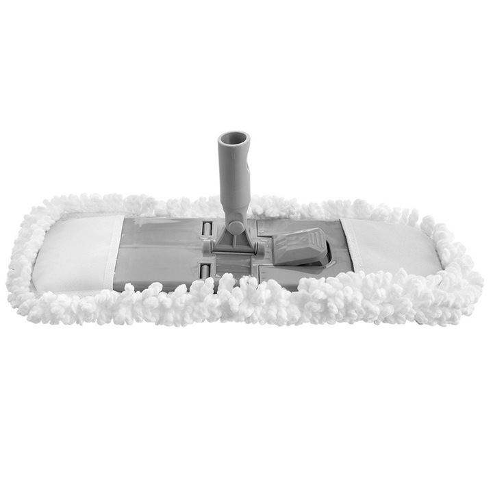 Captuseala Mop Clean System, Orion, 43x14 cm, Gri, Material Microfibra, Element De Fixare Plastic Gri