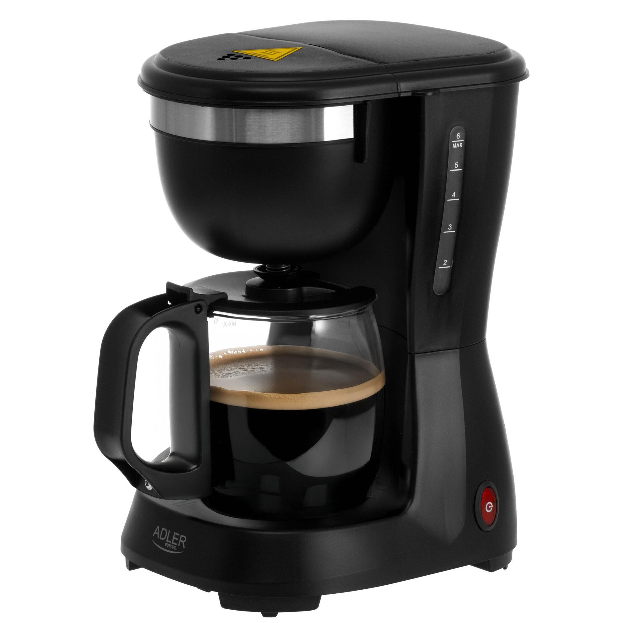 Espressor filtru Adler AD 4381b compact negru 0.6L