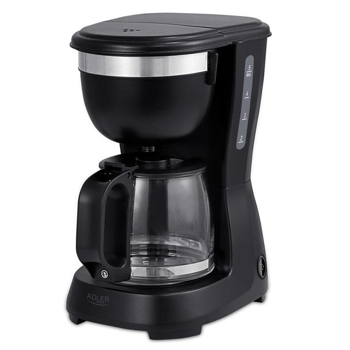 Cumparator Electric, Adler, Ad4381B, Executie De Inalta Calitate, Functii Mentinerea Temperaturii, Oprire Automata, Blocare Picurare, Filtru Detasabil, Din Nailon, Carcasa Plastic, Negru
