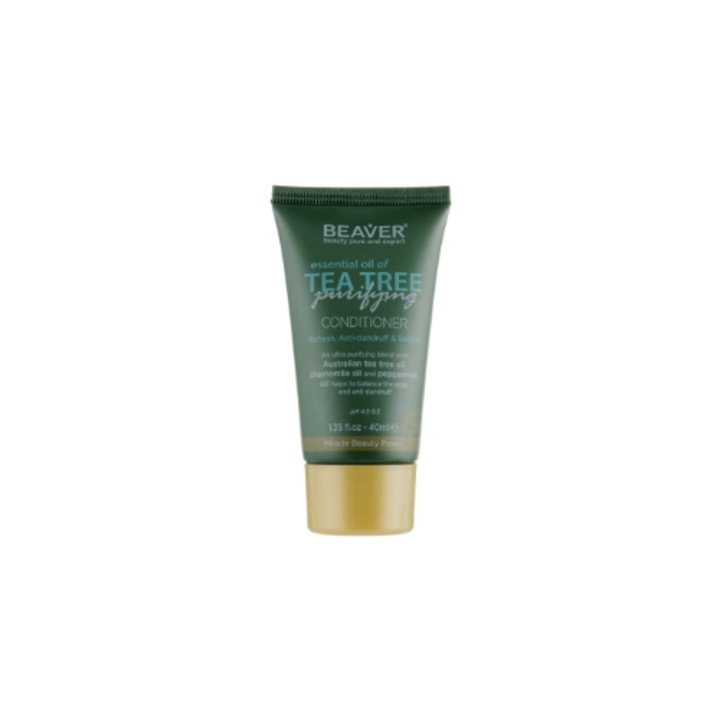 Пречистващ балсам с масло от чаено дърво и бобър 40 мл