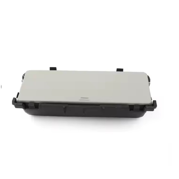 Szemüvegtartó, Land Rover, Discovery Sport és Range Rover Evoque, LR086385 EJ32-519E68-AD, Fehér/Fekete