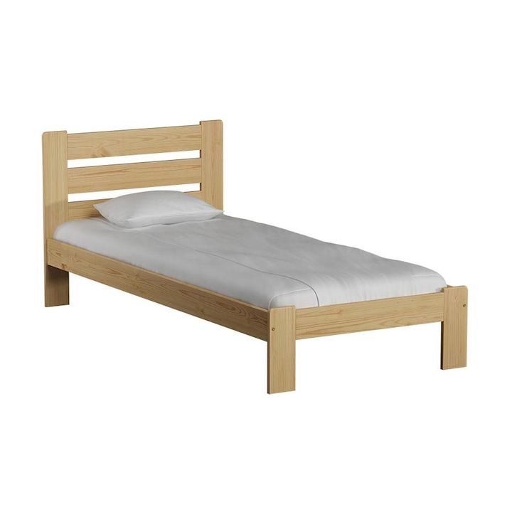 Relax egyszemélyes ágy + ágyrács, 90x200cm, Borovi fenyő