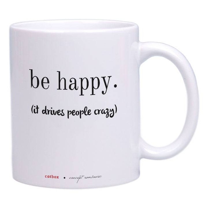 Cana cadou pentru prieteni - Be Happy