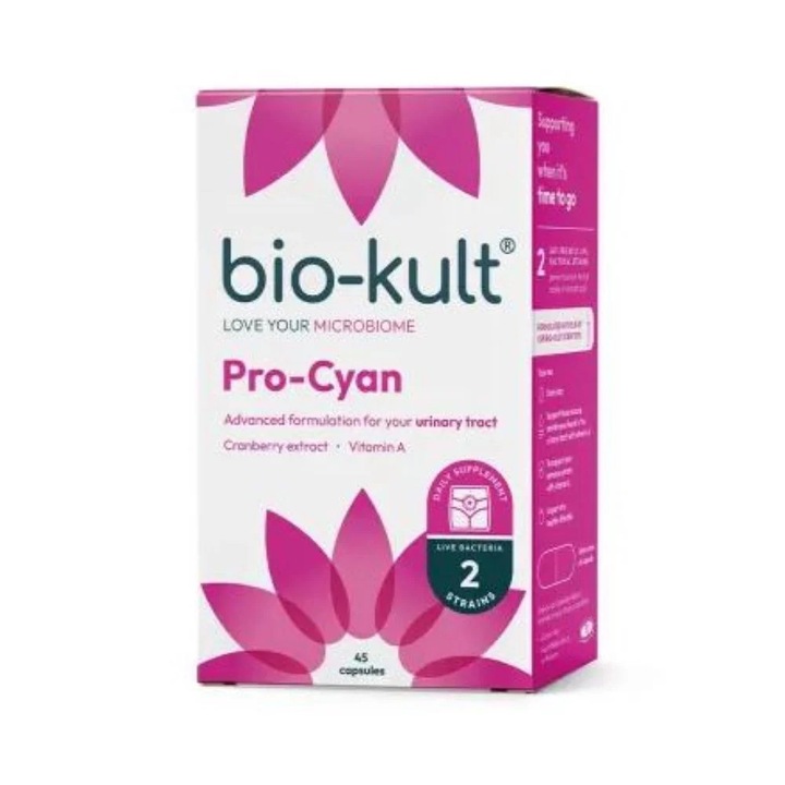 Bio-Kult Pro-Cyan, 45 capsule, Protexin, extract de merisor, vitamine, pentru adulti si copii