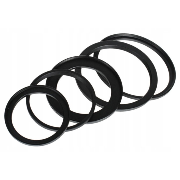 Filter reduction, Metal, 72mm - 58mm, Adapter inel reductor, Permite montajul filtrilor, parasolarilor, lentilelor, Negru, 1 piece, Aluminium, Durabil, Rezistent, Mentine axa optica, Fara distorsionare