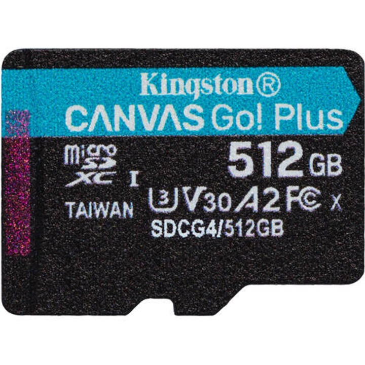 Card Kingston 512GB microSDXC Clasa 10