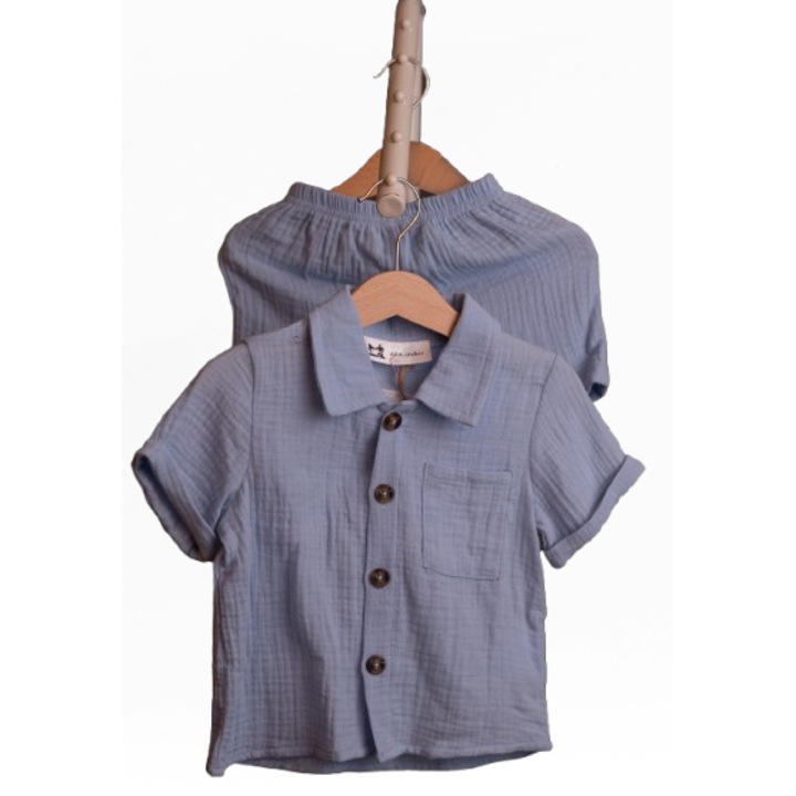 Комплект от муселин, Светлосин