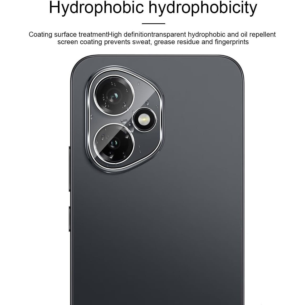 Set 2 folii protectie camera telefon, Sticla securizata 9H, Pentru Honor 400, Transparent