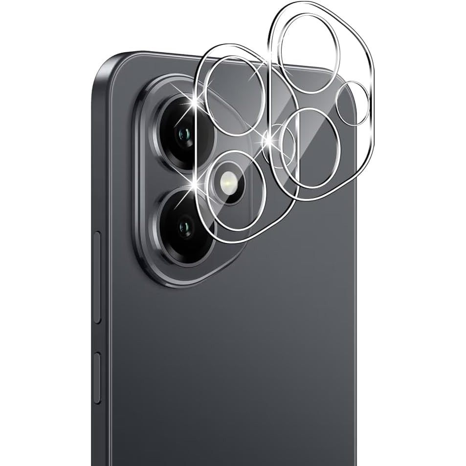 Set 2 folii protectie camera telefon, Sticla securizata 9H, Pentru Honor 400, Transparent