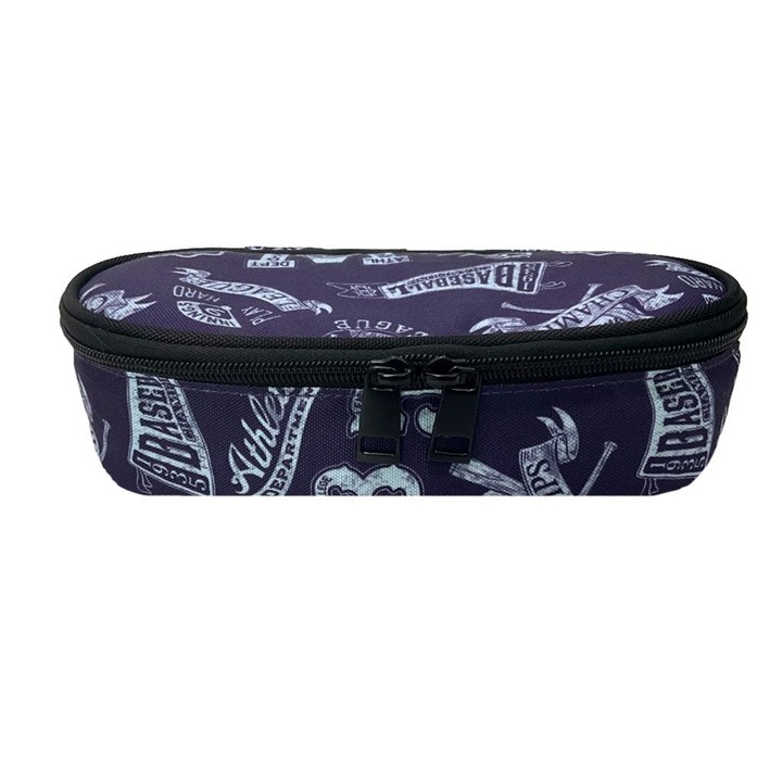 Penar cu un compartiment incood multicolor 10x23cm cu buzunar