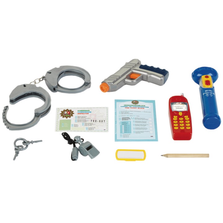 Set arme de jucarie, Klein, 10 elemente, pistol cu apa