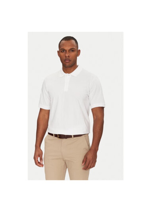 Jack Jones ferfi poloing, 12268227, Pamut, Feher, Fehér