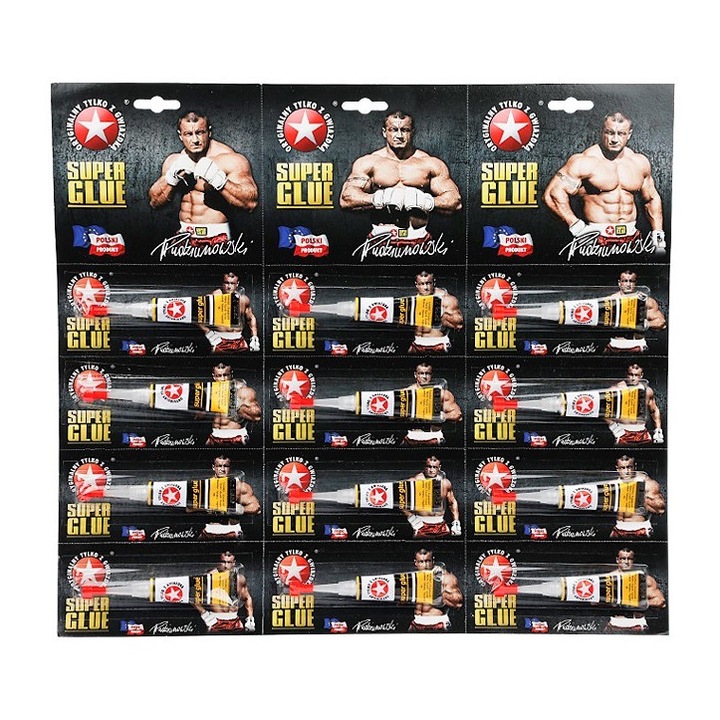 Set adezivi Dan-mar, super glue, 12 bucati