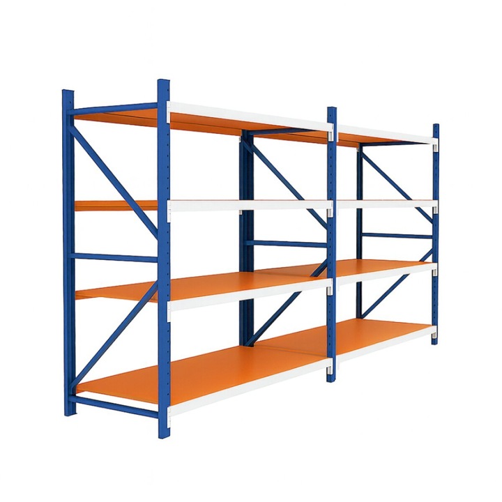 Extensie-Raft profesional pentru depozitare - L2000xl400xH2000 - 800 kg (Blue&White)