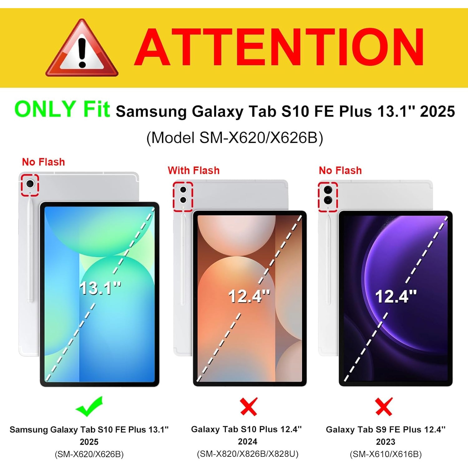 Husa tableta pentru, Samsung Galaxy Tab S10 FE+ 13.1 Inch 2025(SM-X620 / X626 ), auto functie sleep/wake tip stand, Rosu