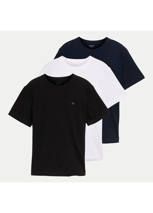 Set 3 tricouri barbati Tom Tailor, 10470498, Multicolor