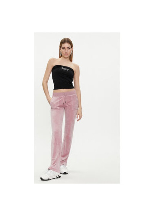 Juicy Couture női felső, JCWCT23310, Pamut, Fekete, Fekete
