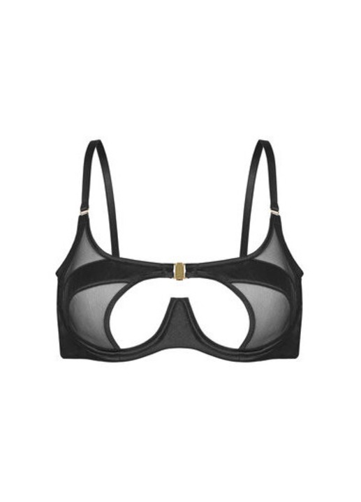 Дамски сутиен Hunkemoller, 301821, Полиестер/Полиамид, Черен, 85D