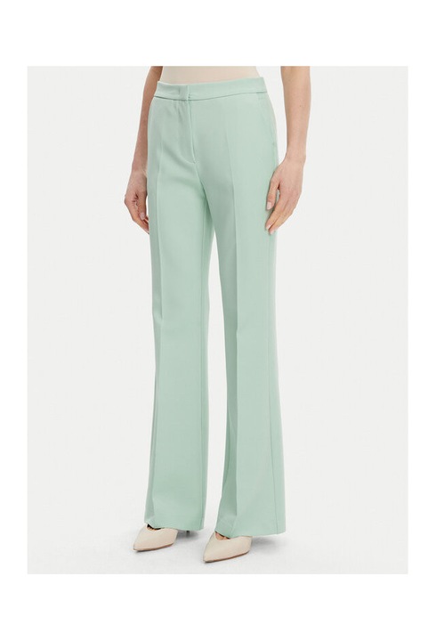 Pantaloni din material textil dama Maryley, 25EB587/43SP, Sintetic, Verde, Verde