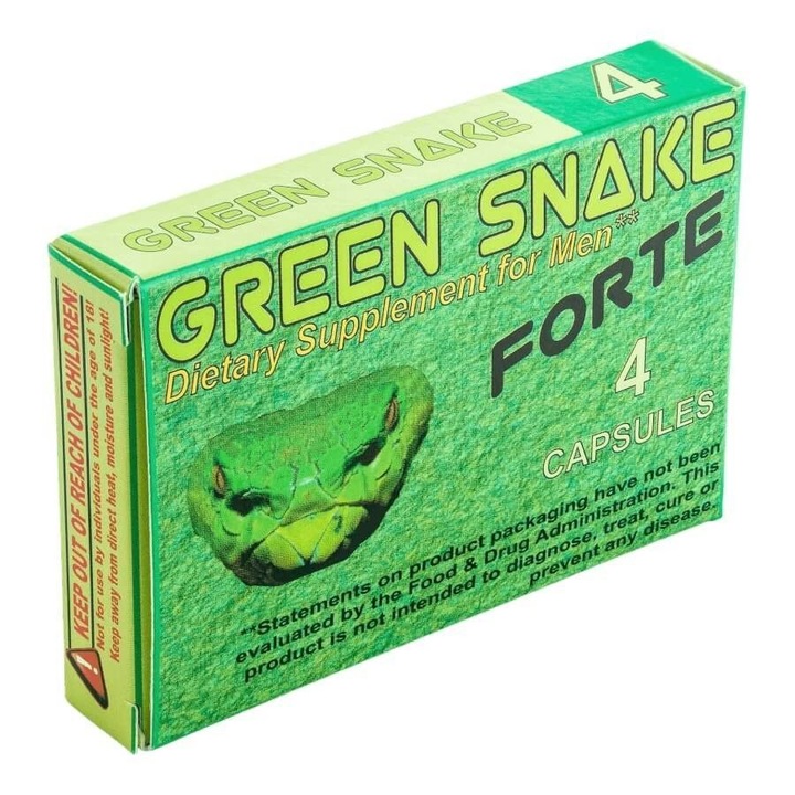 Хранителна добавка, Green Snake first, 4 капсули