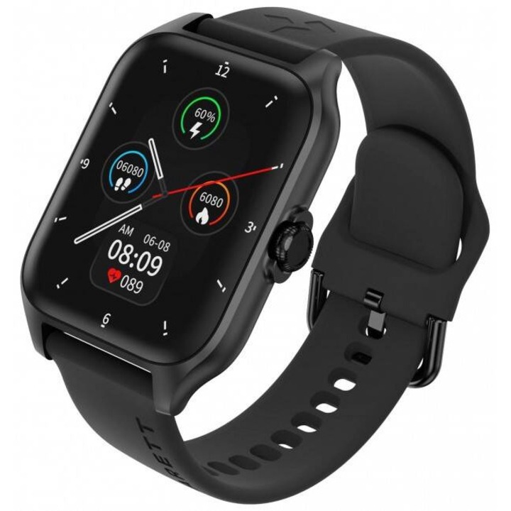 Rainbuvvy DM76 Ceas inteligent GPS pentru sport Ecran AMOLED de 1, 32 inci Ceas de mana rezistent la apa 5ATM Baterie de 360 mAh Compas de altitudine si presiune, negru