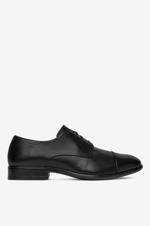 Pantofi barbati Lasocki, 5903698015514, Piele naturala, 45 EU, Negru