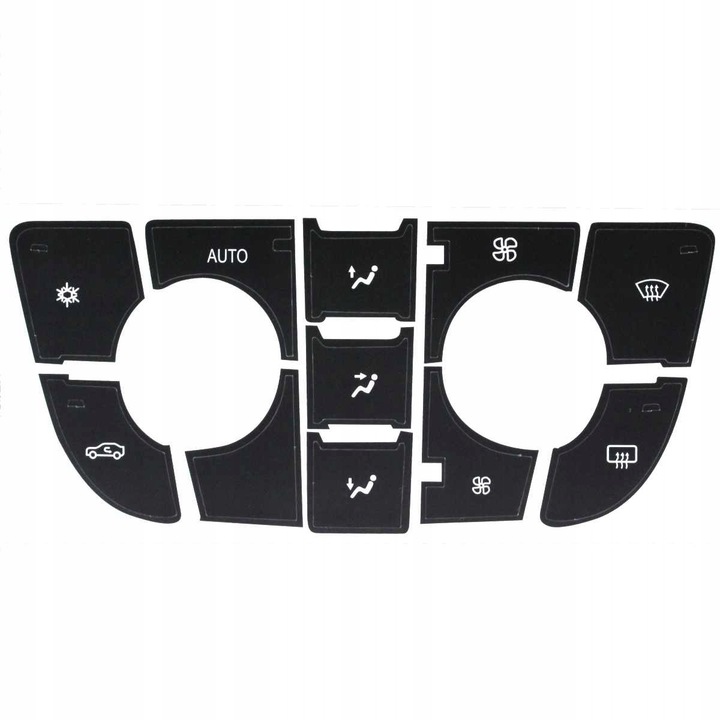 Set Autocolante De Reparare Pentru Butoane, Me Premium, Montaj Usor, Fara A Necesita Unelte Specializate, Durabilitate Si RezistentaIn Loc Sa Schimbi Intreaga Unitate Radio, Este Suficient Sa Aplici Etichetele Noastre De Inalta Calitate