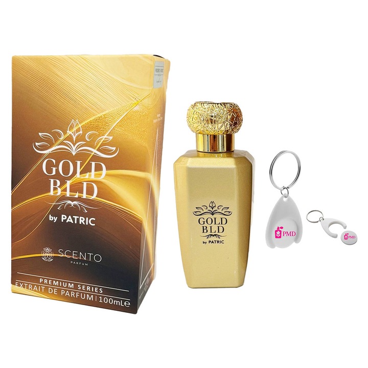 Set Extract de Parfum Gold Bld by Patric, Femei, 100ml cu Breloc Personalizat "PMD"