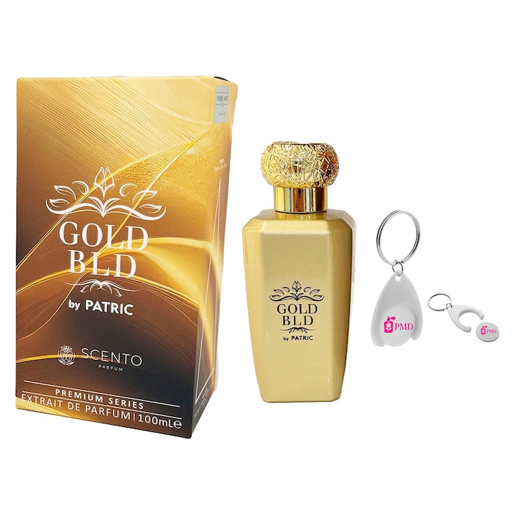Set Extract de Parfum Gold Bld by Patric, Femei, 100ml cu Breloc Personalizat "PMD"