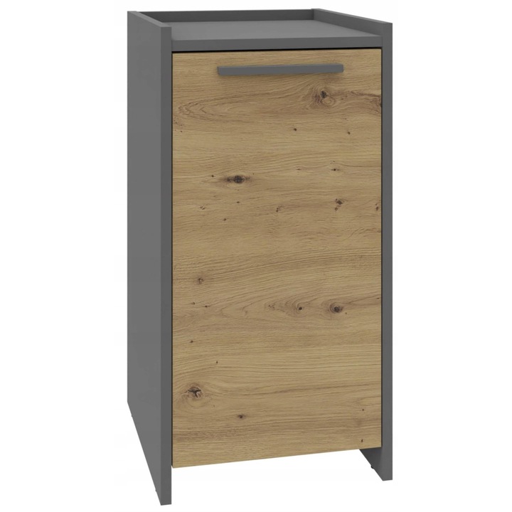 Comoda ALTIVO 1D, dab artisan-antracit, 1 usa, 70,4x36x35,6cm