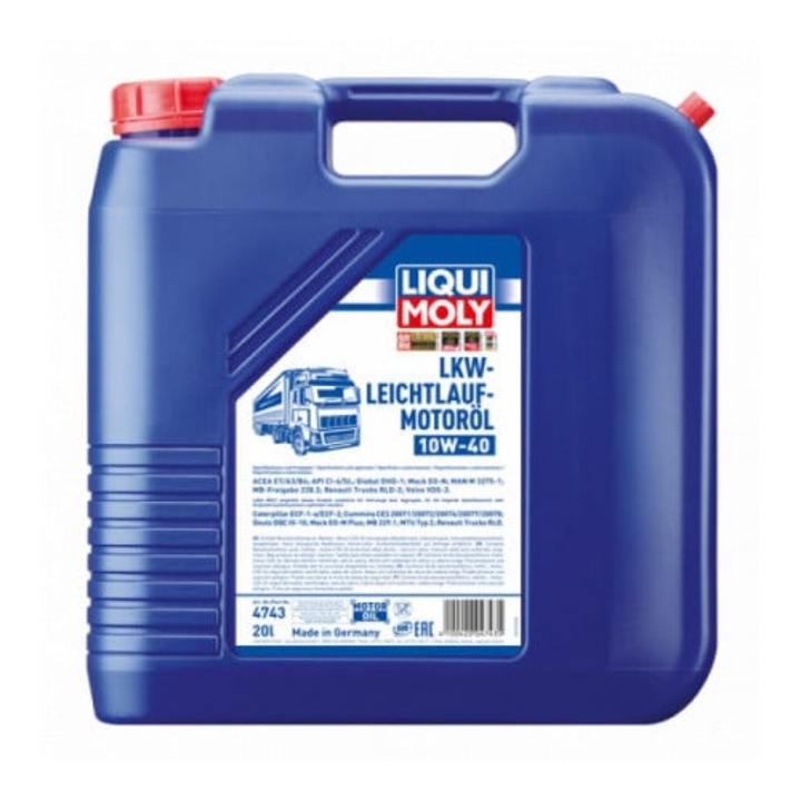 Ulei motor Liqui Moly Leichtlaf Truck 10W-40 20L