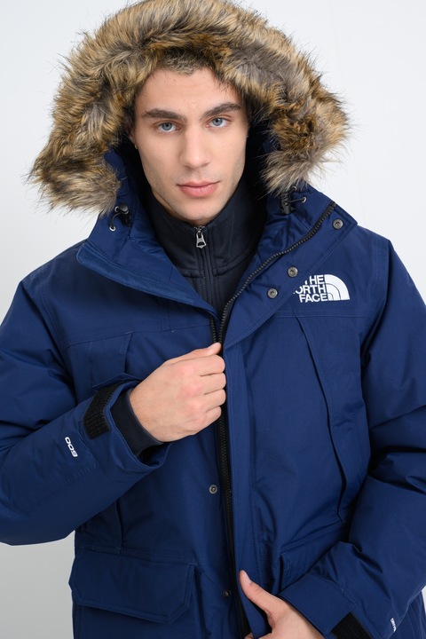 The North Face, Geaca parka cu gluga, Albastru inchis