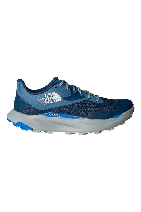 The North Face, Pantofi din material textil, pentru alergare Vectiv Infinite 3, Albastru pastel/Gri deschis/Bleumarin
