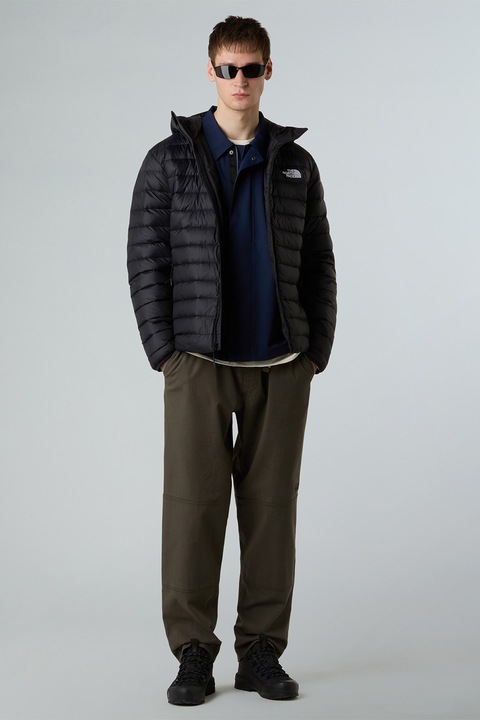 The North Face, Зимно яке Classic с пухена вата и качулка, Черен