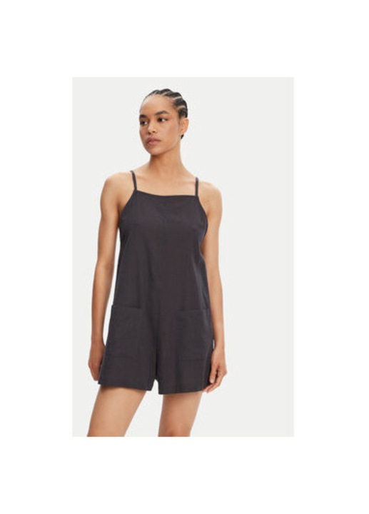 Salopeta dama Roxy, ERJWO03014, Material mixt, Negru, Negru