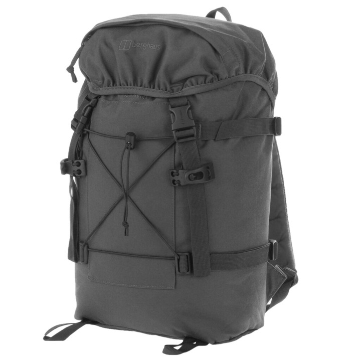 Rucsac Berghaus Tactical Munro II IR 35 l, gri inchis, Armadura 1000D, sistem de suport din aluminiu