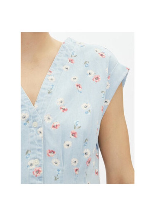 Gap női ing, 731352-00, Pamut, Világoskék, Világoskék