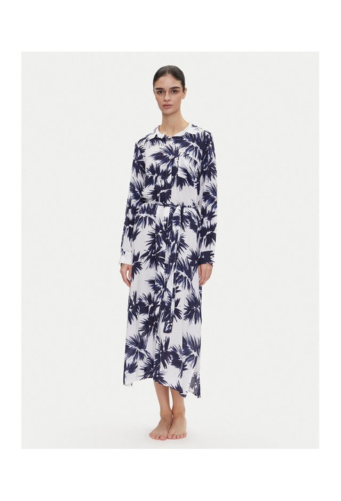 Dkny női ing, YI00052, viszkóz, sötétkék, Tengerészkék