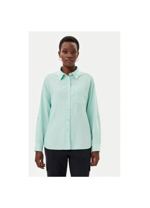 Olsen Női Ing, 12002119, Len/Viszkóz, 42 EU, Zöld