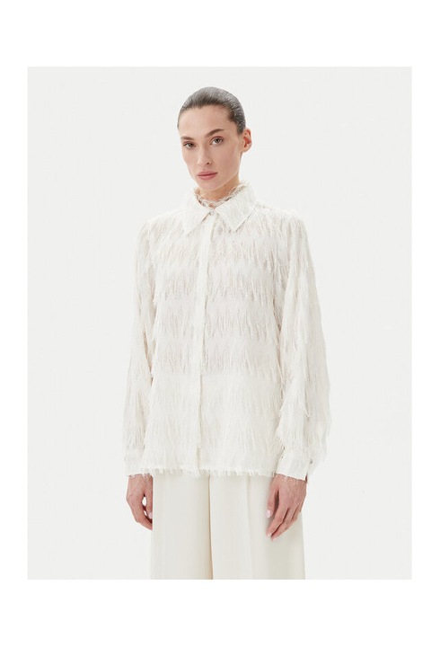 Дамска риза Bruuns Bazaar, BBW4397, Полиестер, Бял, Бял