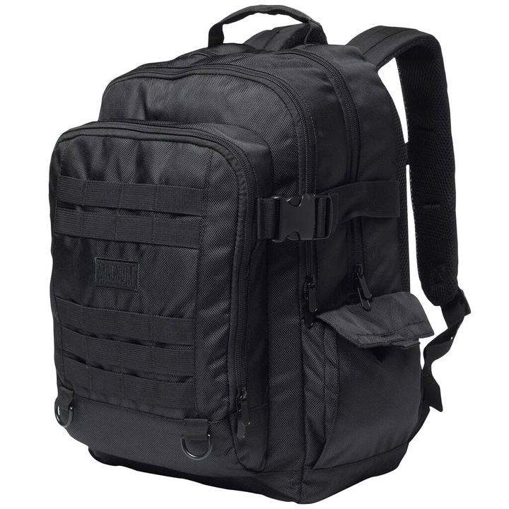 Rucsac Magnum Arni 24l, 3 compartimente, negru, pentru laptop 15 inch