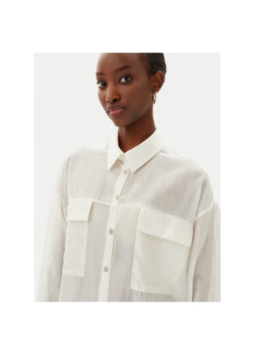 Rinascimento női ing, CFC0123656003, Lyocell/Poliészter, Ekrü, Ekrü