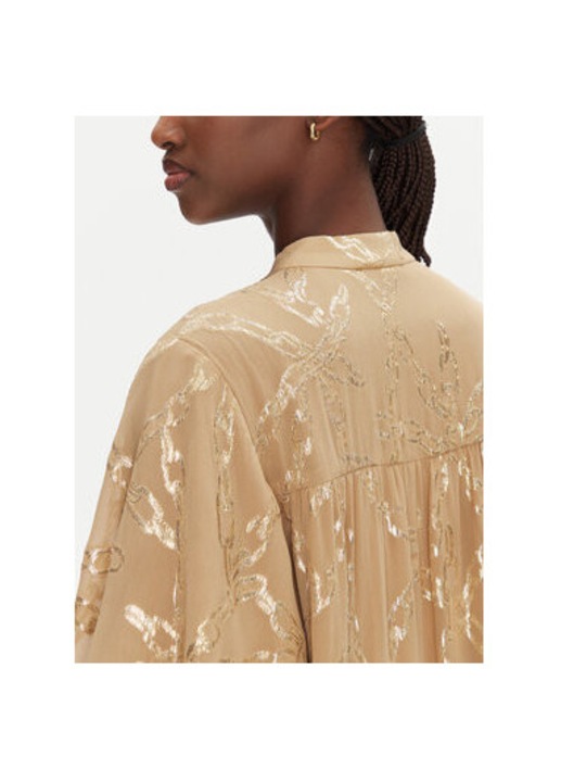 Дамска риза Bruuns Bazaar, BBW4551, Вискоза, Бежово, Бежов