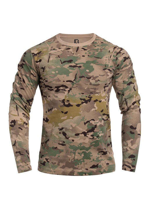 Férfi ing, Brandit, Premium, terepszínű, hosszú ujjú, terepszínű