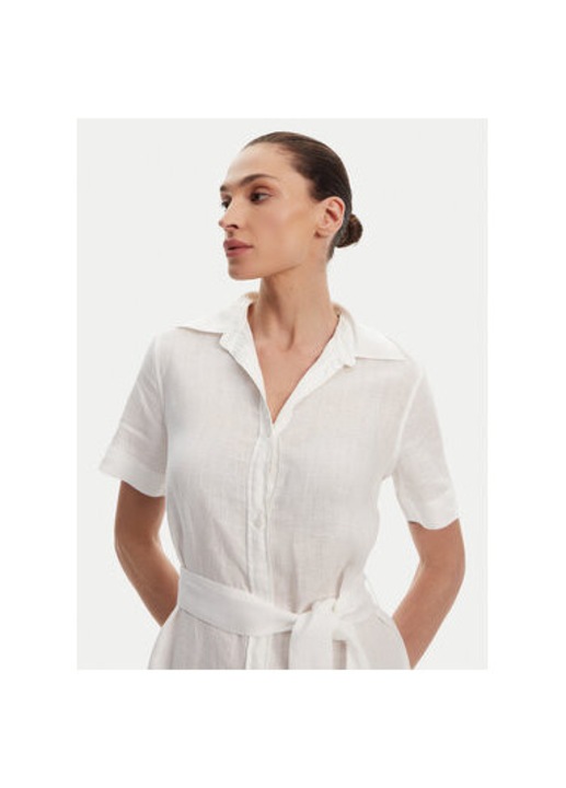 Дамска риза Gant, 4503434, Лен, Бял, Бял
