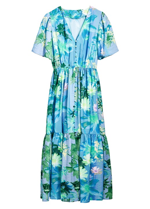 Desigual női ing, 25SWVW18, viszkóz/poliamid, kék, Kék