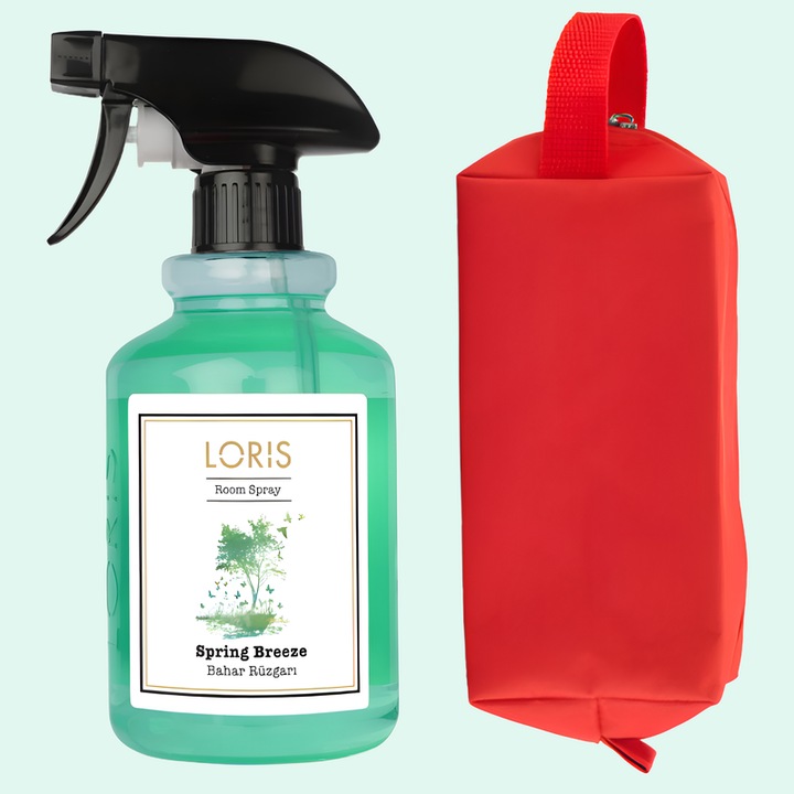 Parfum De Camera Odorizant Spray, pentru casa si auto, cu miros placut persistent, LORIS PARFUM, esenta Adiere de Primavara, 500 ml